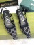 Gucci Slingback Pumps 35MM In Black Mesh with GG Crystals