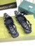 Gucci Slingback Pumps 35MM In Black Mesh with GG Crystals