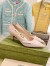 Gucci Pumps in Nude Leather with GUCCI Metal