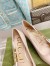 Gucci Pumps in Nude Leather with GUCCI Metal