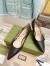 Gucci Pumps in Black Leather with GUCCI Metal