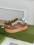 Gucci Women's Sneakers in Beige GG Canvas and Leather