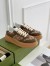 Gucci Women's Sneakers in Beige GG Canvas and Leather