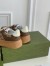 Gucci Women's Sneakers in Beige GG Canvas and Leather