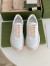 Gucci Women's Sneakers In White GG Embossed Calfskin