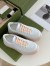 Gucci Women's Sneakers In White GG Embossed Calfskin