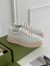 Gucci Women's Sneakers In White GG Embossed Calfskin