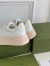 Gucci Women's Sneakers In White GG Embossed Calfskin