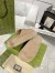 Gucci Slide Sandals in Beige Rubber with Interlocking G