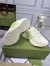Gucci Men's Rhyton Sneakers in White Leather with Star Print