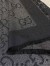 Gucci Shawl in Black GG Lame Jacquard