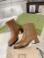 Gucci Ankle Boots in Brown Leather with Horsebit