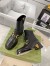 Gucci Ankle Boots in Black Leather with Horsebit