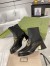 Gucci Ankle Boots in Black Leather with Horsebit