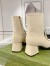 Gucci Ankle Boots in White Leather with Horsebit