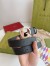 Gucci Blondie Belt 30MM in Black Debossed GG Leather