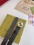 Gucci Blondie Belt 30MM in Black Debossed GG Leather