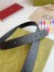 Gucci Blondie Belt 30MM in Black Debossed GG Leather