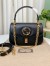 Gucci Blondie Small Top Handle Bag in Black Cuir Leather