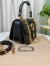 Gucci Blondie Small Top Handle Bag in Black Cuir Leather