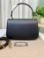 Gucci Blondie Small Top Handle Bag in Black Cuir Leather