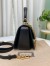 Gucci Blondie Small Top Handle Bag in Black Cuir Leather