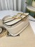 Gucci Blondie Small Top Handle Bag in White Cuir Leather