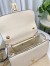 Gucci Blondie Small Top Handle Bag in White Cuir Leather