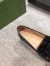 Gucci Men's Loafers in Noir Leather with Interlocking G