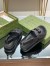 Gucci Slingback Interlocking G Sandals in Black Leather