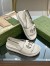 Gucci Slingback Interlocking G Sandals in White Leather