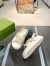 Gucci Slingback Sandals in White Leather with Gold Logo