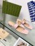 Gucci Blondie Thong Sandals in Pink Leather