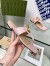 Gucci Blondie Thong Sandals in Pink Leather