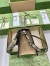 Gucci Dionysus Small Top Handle Bag in GG Canvas with Taupe Suede