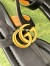 Gucci Double G Thong Sandals in Black Leather