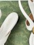 Gucci Double G Thong Sandals in White Leather