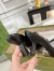 Gucci Slide Sandas 75mm in Black Mesh with Crystal