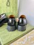 Gucci Women's Lug Sole Horsebit Loafers in Black Leather