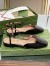 Gucci T-strap Ballet Flats in Black Patent Calfskin