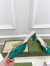 Gucci Horsebit Mules in Green Satin with Crystals