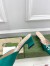Gucci Horsebit Mules in Green Satin with Crystals