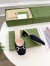 Gucci Horsebit Mules in Black Satin with Crystals
