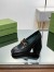 Gucci Horsebit Pumps 75mm in Black Leather