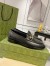 Gucci Women's Jordaan Loafers in Black Leather with Crystals