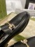 Gucci Women's Jordaan Loafers in Black Leather with Crystals
