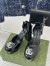 Gucci Platform Pumps in Black Patent Lether with Crystals G