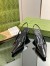 Gucci Slingback Pumps 55mm in Black Patent Leather
