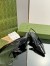 Gucci Slingback Pumps 55mm in Black Patent Leather