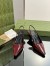 Gucci Slingback Pumps 55mm in Red Patent Leather